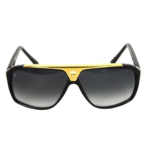 louis vuitton black gold sunglasses|louis vuitton sunglasses men black.